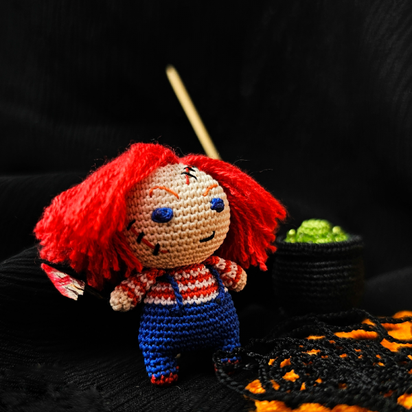 Chucky Minyatür Amigurumi Koleksiyon Bebek