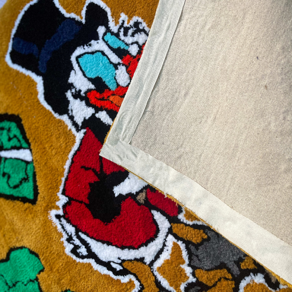El Yapımı Scrooge Mcduck Tufting Halı