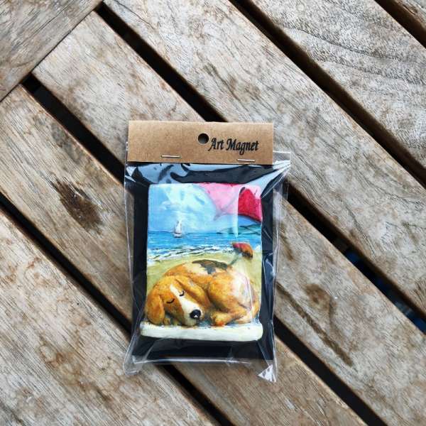 Kumsalda Uyuyan Köpek