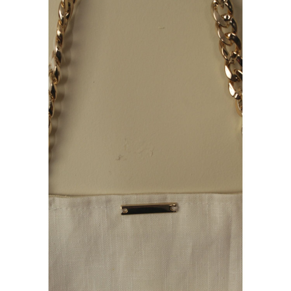 Gold Metal Zımbalı Lipstick Charm Girl Aplikeli Omuz Çantası