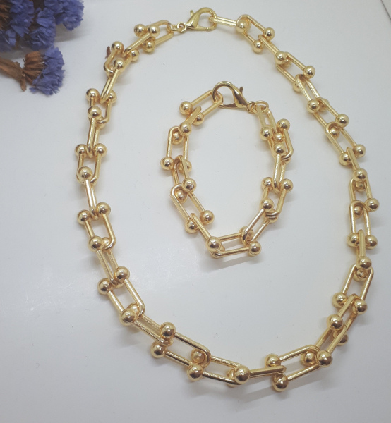 Gold Tiffany Zincir Kolye
