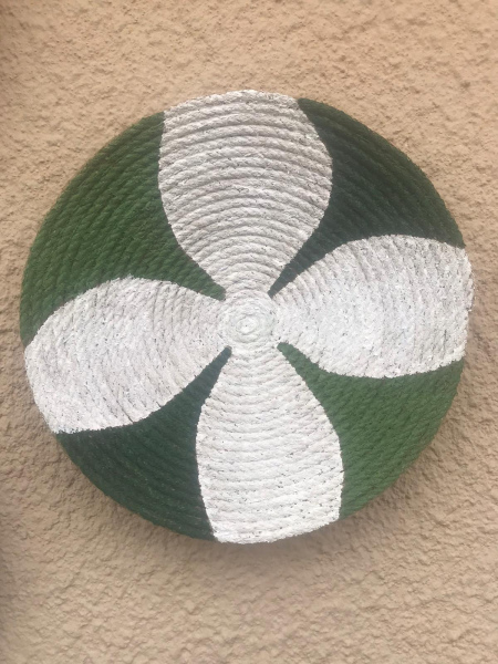Green African Bohem Duvar Tabakları