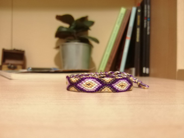 İp bileklik - Violeta