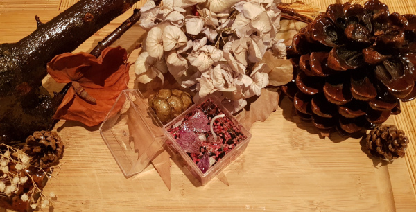 Jel Mum Kuru Çiçekli- 13
