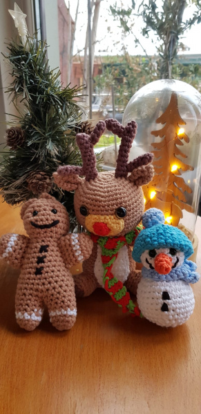 Kurabiye Adam Amigurumi  (2023 Yılbaşı Özel) 