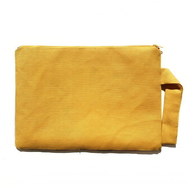 Limon ve Kuş Desenli Boncuk İşlemeli Clutch