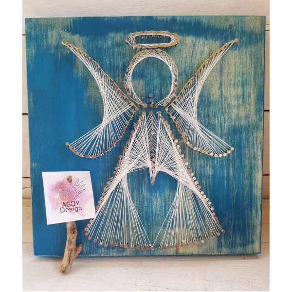 Melek String Art Tablo