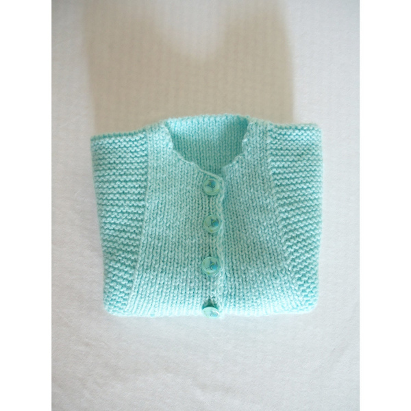 Mint Yeşili Bebe Yeleği