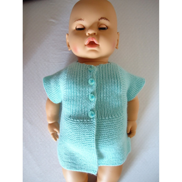 Mint Yeşili Bebe Yeleği