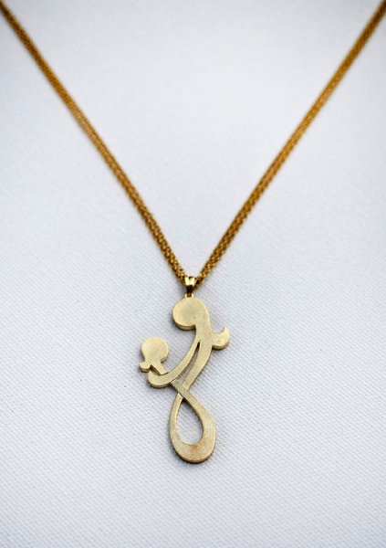 Anne & Kız Kolyesi Gold