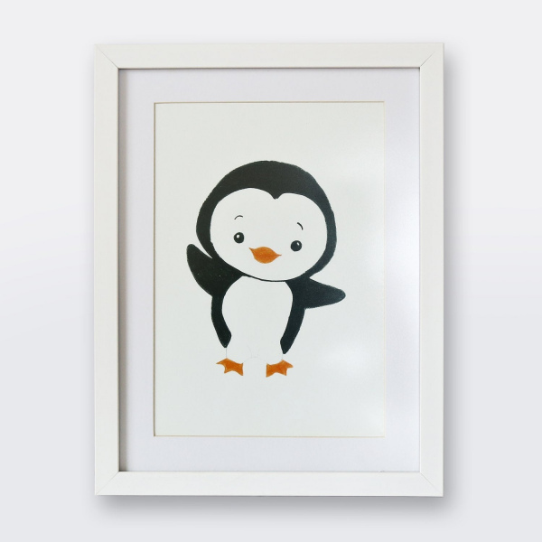 Penguen Beyaz A3 Çerçeve