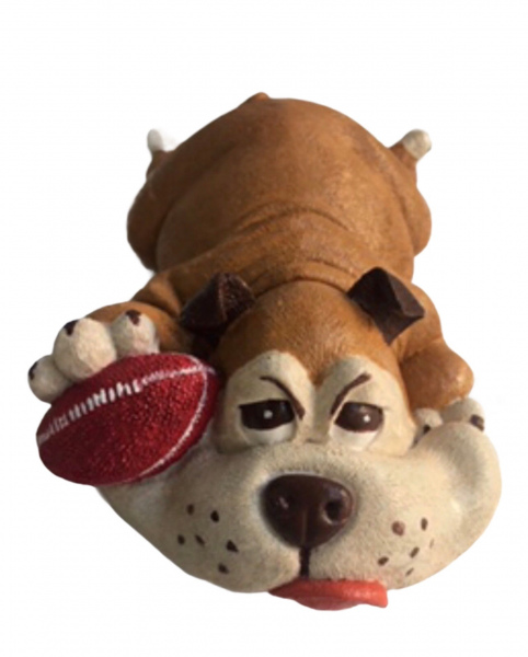 Polyester , Yatan Sevimli  Köpek , Kahverengi ( 25 Cm Boyunda)