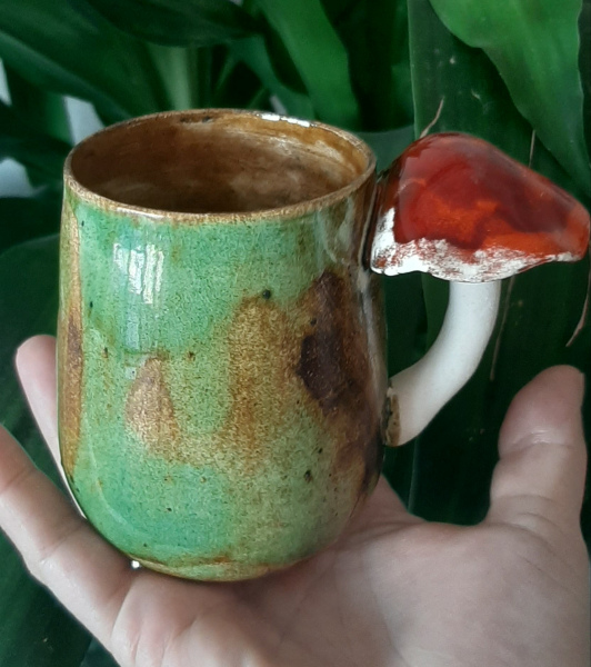 Seramik Mantar Kulp Mug Fincan