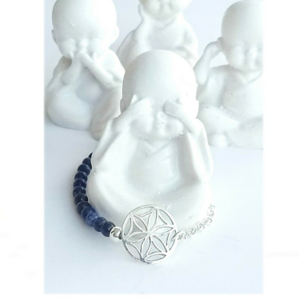 Yaşam Çiçeği Lapis Bileklik